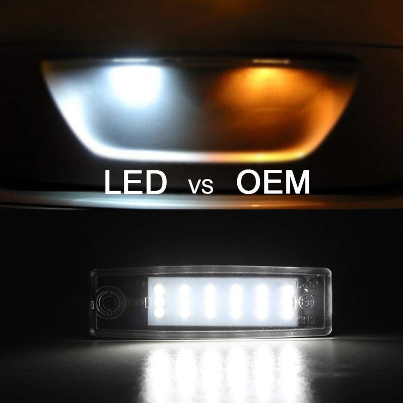 Gempro License Plate Light, 2Pcs LED License Plate Tag Lamp Assembly Compatbile for Scion XB Toyota Highlander Lexus RX300 - Image 3